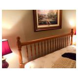 Oak King Headboard