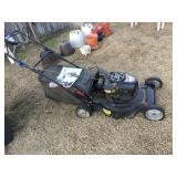 Electric start, drive mower