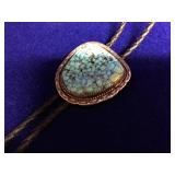 Sterling and turquoise Bolo Tie
