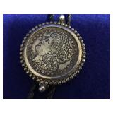 1921 Morgan Silver Dollar Bolo Tie