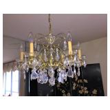 Beautiful large crystal chandelier