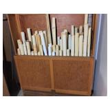 Wooden Map and Blueprint storage case