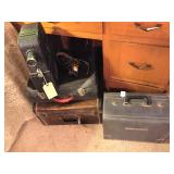 Vintage Stanley slide projector and an excellent condition Kodac Carousel Projector with carousel a