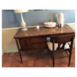 Desk and chair