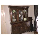 Three door china hutch