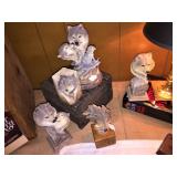 MILL CREEK STUDIO wolf figurines