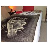 Koala blanket.  Globe light.