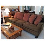 long overstuffed sofa