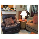 overstuffed rocker recliner