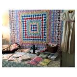 Beautiful handmade quilt.
