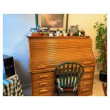 Roll top desk closed