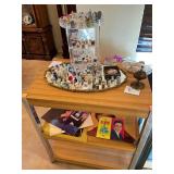 A large thimble collection