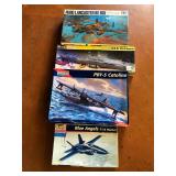 vintage model kits.  New in box