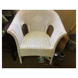 White Wicker Chair