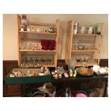 Shelves full of items