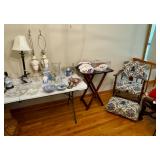 Footballs/Blue Willow