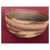 Hupa Native American basket hat 4x7.5"