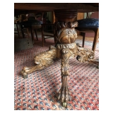 Antique Mahogany Clawfoot Dining Table