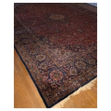 Antique Kashan Carpet 8x11ft c.1935
