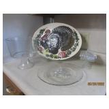 Ceramic Turkey Platter