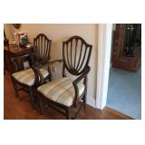 Ethan Allen Arm Dining Chairs Ethan Allen Arm Dining Chairs