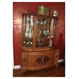 German Art Neveau China Cabinet 
