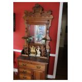 Antique Walnut Wash Stand