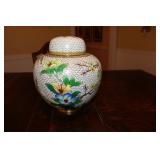 Cloisonne Enamel Ginger Jar