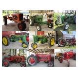 ANTIQUE TRACTORS, LEXUS, KABOTA ZTR MOWER, BOAT, & UTILITY VEHICLE