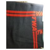 TWA airlines blanket