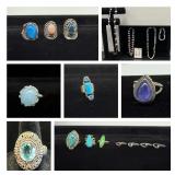 The Art of Adornment: Cocktail Rings and Coveted Gems - Bidding ends 6/18
