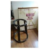 MacIntosh style black lacquer coffee table