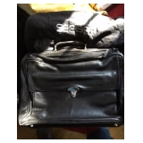 Gorgeous Carl Seeger vintage leather carry on