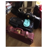 Designer Leather luggage 