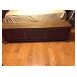 Antique Blanket Chest Oak