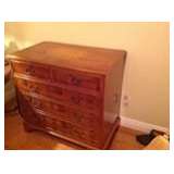 Inlaid Elm Chest