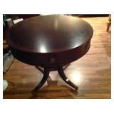 antique drum table
