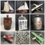 Fantastic Tomball Antique Store Online Sale: McCoy Pottery - Vintage Wooden Sailboats & More!