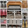 The Texas Auction House Estate Liquidation: Washer, Dryer, Outdoor Tables, Lamps, Bar Stools, Etc. 