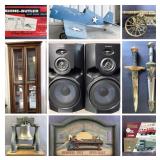 WWI Trench Art - Brass Cannon - Texaco Collectables - Justin Ropers - Soldier Figurines - Daggers - 
