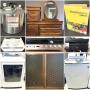 Awesome Dressers - Area Rugs - Leather Chairs & Couch - Drafting Table - Butcher Block Cart - Wurlit