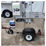 Stainless hotdog cart 