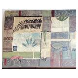 Lg Multicolor pict leaves 5ft x4ft