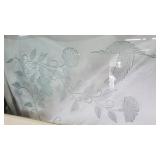 Etched Glass Headboard