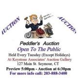 PEDDLER'S AUCTION TUESDAY JAN 20, 6:30PM