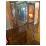 Dresser w/Mirror - 74" Wide x 21" Deep x 33" High + 47" Mirror - Pre-Sale $225