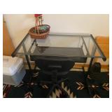 Glass & Metal Desk - 40" Wide x 24" Deep x 30" Tall - Pre-Sale $50