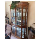 Lighted Curio Cabinet 80" Tall x 50" Wide x 18" Deep - Pre-Sale - $175