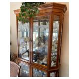 Lighted Curio Cabinet 80" Tall x 50" Wide x 18" Deep - Pre-Sale - $175