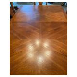 Master Home Furniture Co. Carved Wood Dining Room Table & 6 Chairs - $280 - 66" Long x 42" Wide x 30